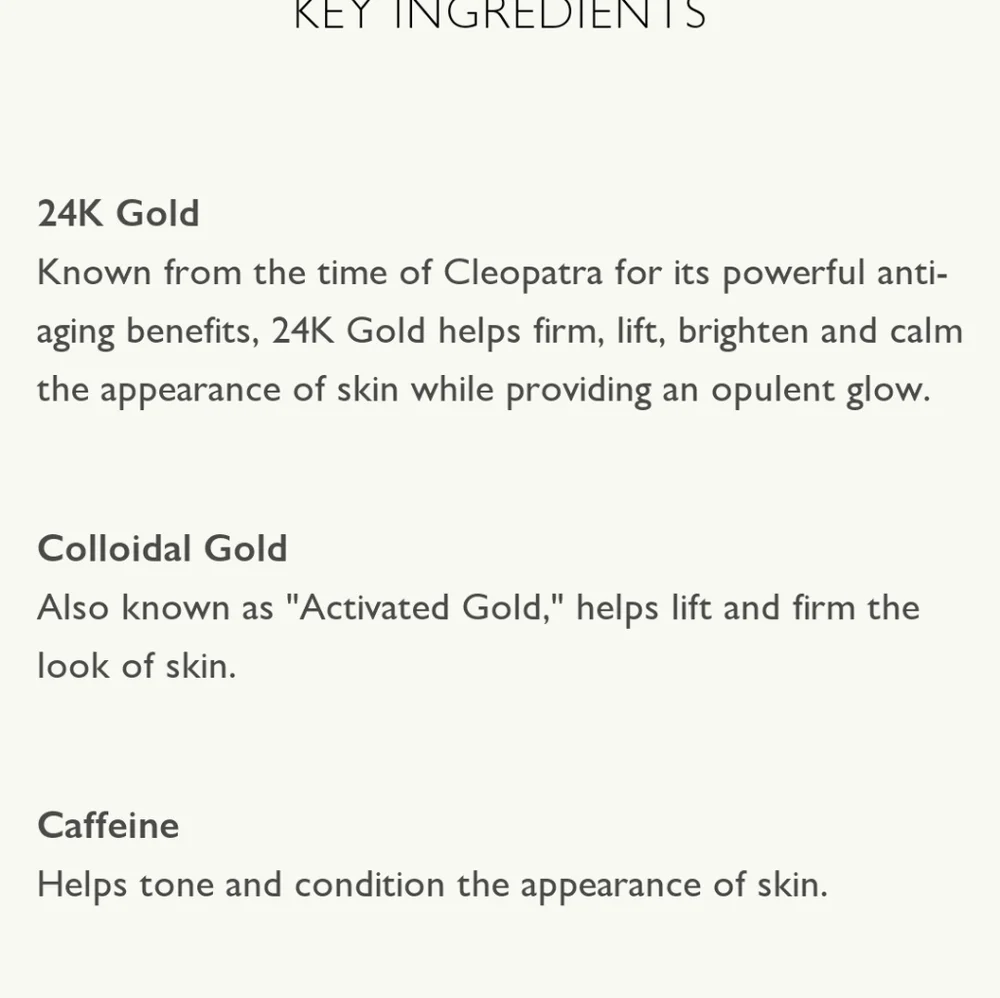PETER THOMAS ROTH 24k Gold Mask